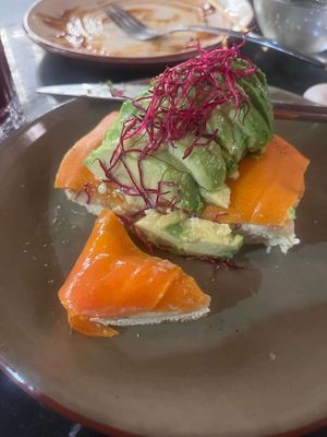 White bread really needed to be crunchy toasted and not raw  at Velada in Barcelona