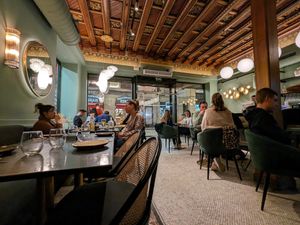 Beautiful dining room at Velada in Barcelona