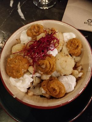 Cauliflower masala at Velada in Barcelona