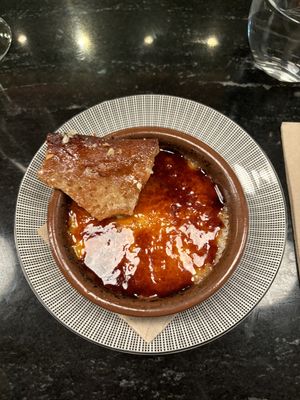 Créma catalana Vegan version  at Velada in Barcelona