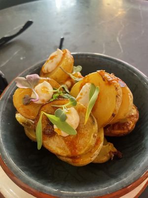 Patatas bravas  at Velada in Barcelona