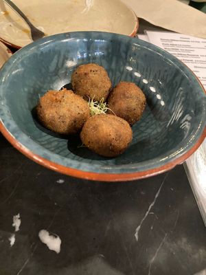 Samosa chaat  at Velada in Barcelona