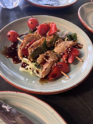 Teriyaki Skewers  at Velada in Barcelona