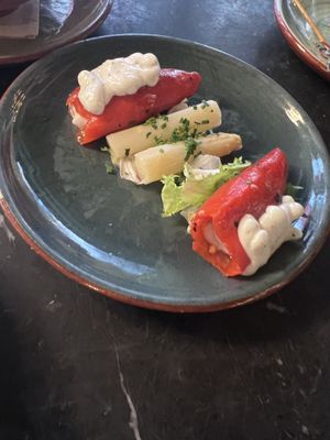 Sheese Stuffed Peppers  at Velada in Barcelona
