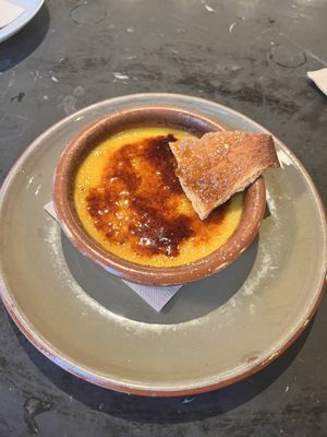Creme brulée   at Velada in Barcelona