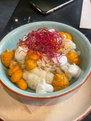 Cauliflower Tiki Masala at Velada in Barcelona