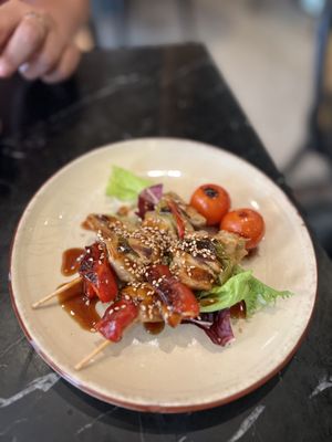 Teriyaki Skewers  at Velada in Barcelona
