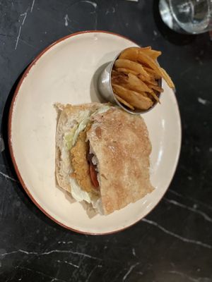 No chicken burgerrs  at Velada in Barcelona