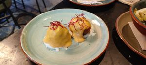 Barcelonesca bombs (delicious!) at Velada in Barcelona