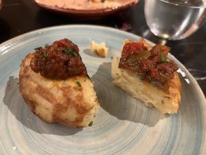 tortilla de patata con pisto  at Velada in Barcelona