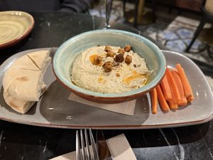 Hummus of the day  at Velada in Barcelona