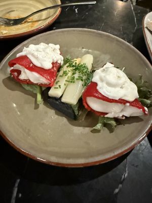 Peppers with Cream  at Velada in Barcelona