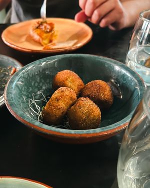 Croquettes #Veganuary at Velada in Barcelona