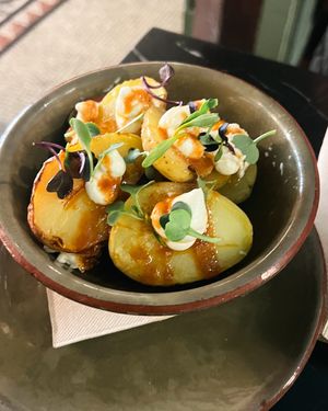 Patatas bravas #Veganuary at Velada in Barcelona