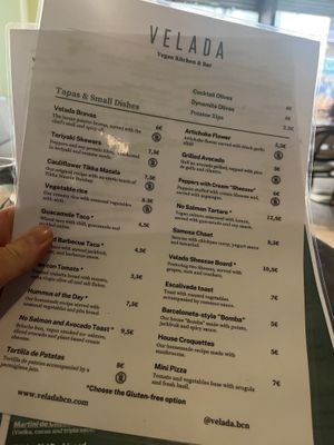 Menü   at Velada in Barcelona