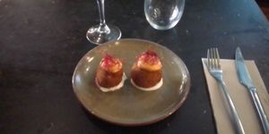 Some sort of croquette-like dish with aioli, forgot the name. at Velada in Barcelona