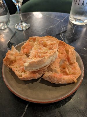 Pan Con Tomate at Velada in Barcelona