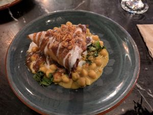 Samosa Chaat at Velada in Barcelona