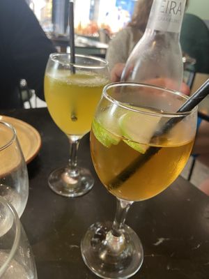 Drink: sangria cava & Apple juice   at Velada in Barcelona