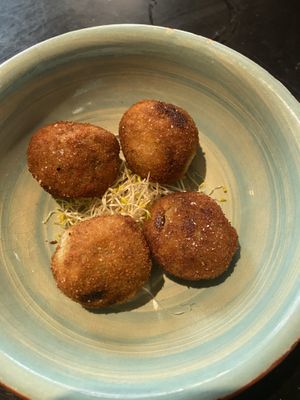 Polpettine di funghi  at Velada in Barcelona