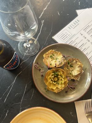 Alcachofas  at Velada in Barcelona