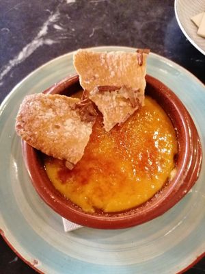 Crema catalana at Velada in Barcelona