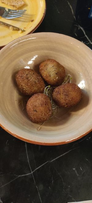 Mushroom Croquetas at Velada in Barcelona