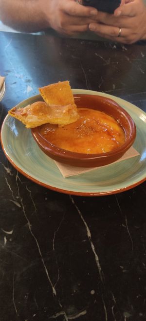 Crème Brulé at Velada in Barcelona