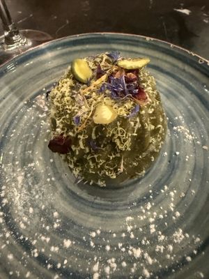 Pistachio cake   at Velada in Barcelona