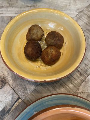 Croquetas setas  at Velada in Barcelona