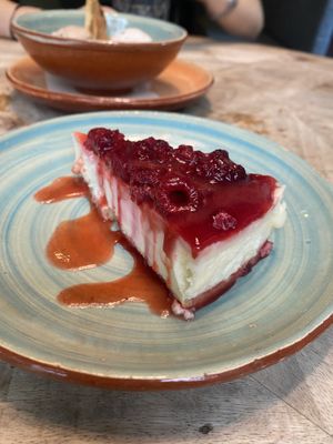 Cheescake  at Velada in Barcelona