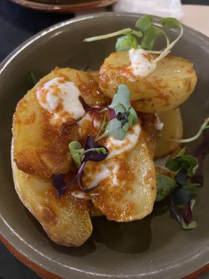 patatas bravas  at Velada in Barcelona