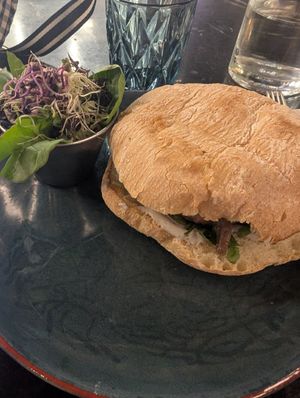 Truffle burger at Velada in Barcelona