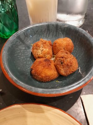 Croquettes at Velada in Barcelona