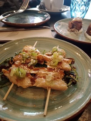 Teriyaki Skewers - delicious! at Velada in Barcelona