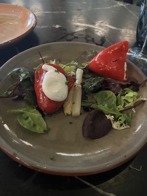 Pimientos relienos  at Velada in Barcelona