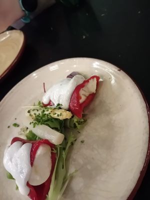 The filled paprika at Velada in Barcelona