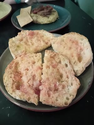Pan de tomate at Velada in Barcelona