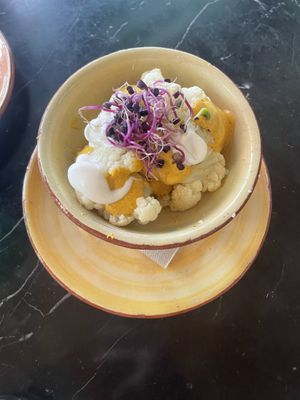 Curry cauliflower   at Velada in Barcelona