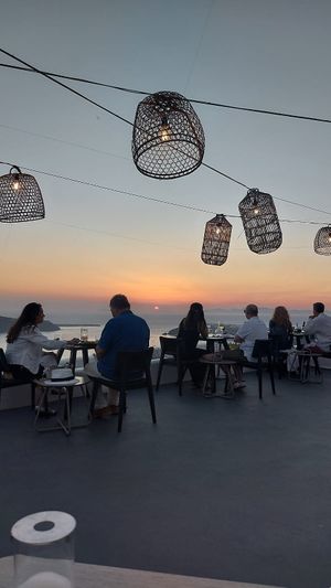 The view  at Five Senses in Santorini