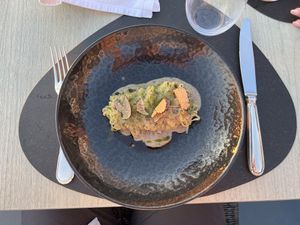   at Five Senses in Santorini