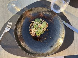   at Five Senses in Santorini