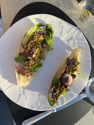   at Five Senses in Santorini