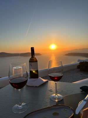   at Five Senses in Santorini