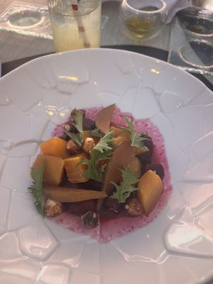 Better salad   at Five Senses in Santorini