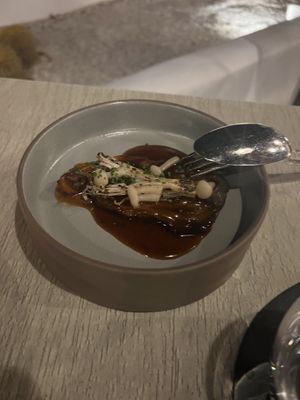 Eggplant   at Five Senses in Santorini