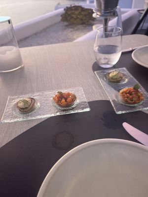   at Five Senses in Santorini