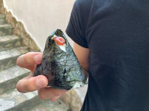 Ume Onigiri at Sasurai Onigiri in Torun
