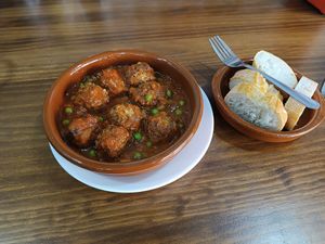 Albóndigas a la jardinera at El Celler De Martorell in Martorell