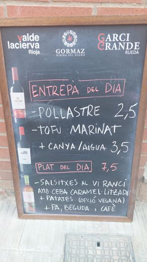 Oferta del dia at El Celler De Martorell in Martorell